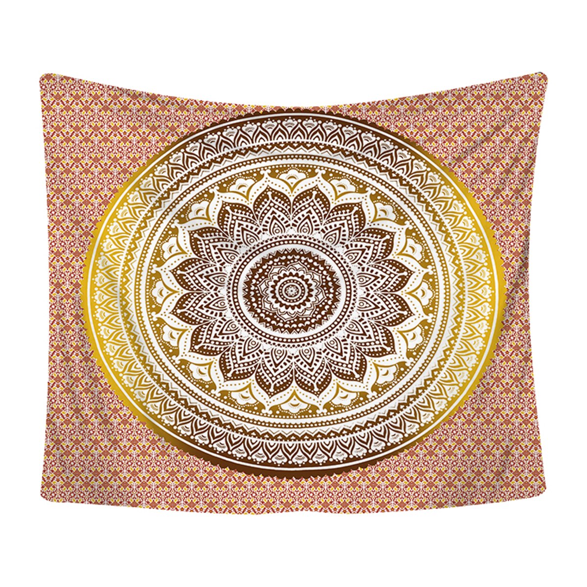 Tapiz de Mandala para colgar en la pared, decoración de dormitorio, tapices de tela psicodélicos Hippie, noche, Luna, playa, alfombra, decoración de casa: 1