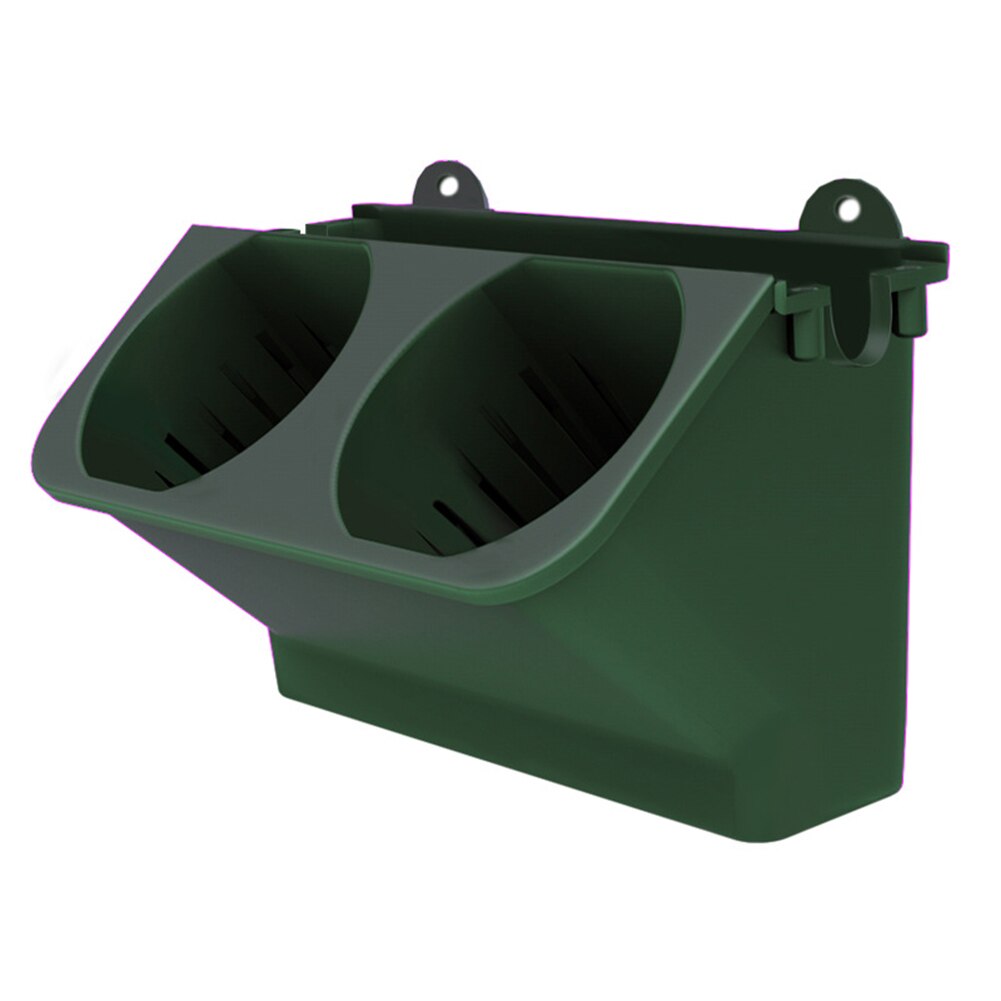 Agujeros de drenaje montados en la pared, maceta para flores, bonsáis suculentos, herramienta de jardinería, suministros de jardín, herramientas: Atrovirens