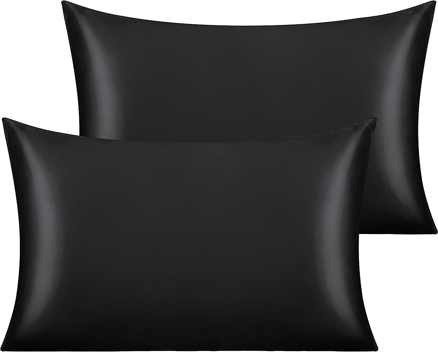 1 Stück Seidensatin-Kissenbezug für Kleinkinder, 35 x 50 cm, superweiche und seidige, kühlende Reise-Kissenbezüge für Kinderzimmer, freundlicher, Jungen und Mädchen