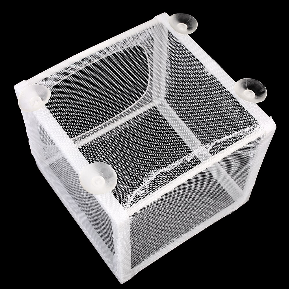 Net Small Fry Breeding Box Aquarium Hatchery Incubator Guppy Breeding Breeder Trap Box Isolator Fish Tank Aquarium S/L