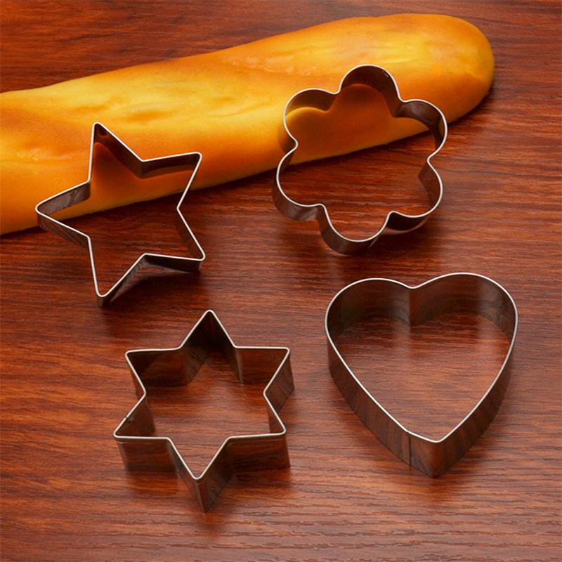 20 Stuks Handgemaakte Rvs Diy Bakvorm Biscuit Cutter Cake Decoratie Tool Voor Cake Cookie Koekjes Maken