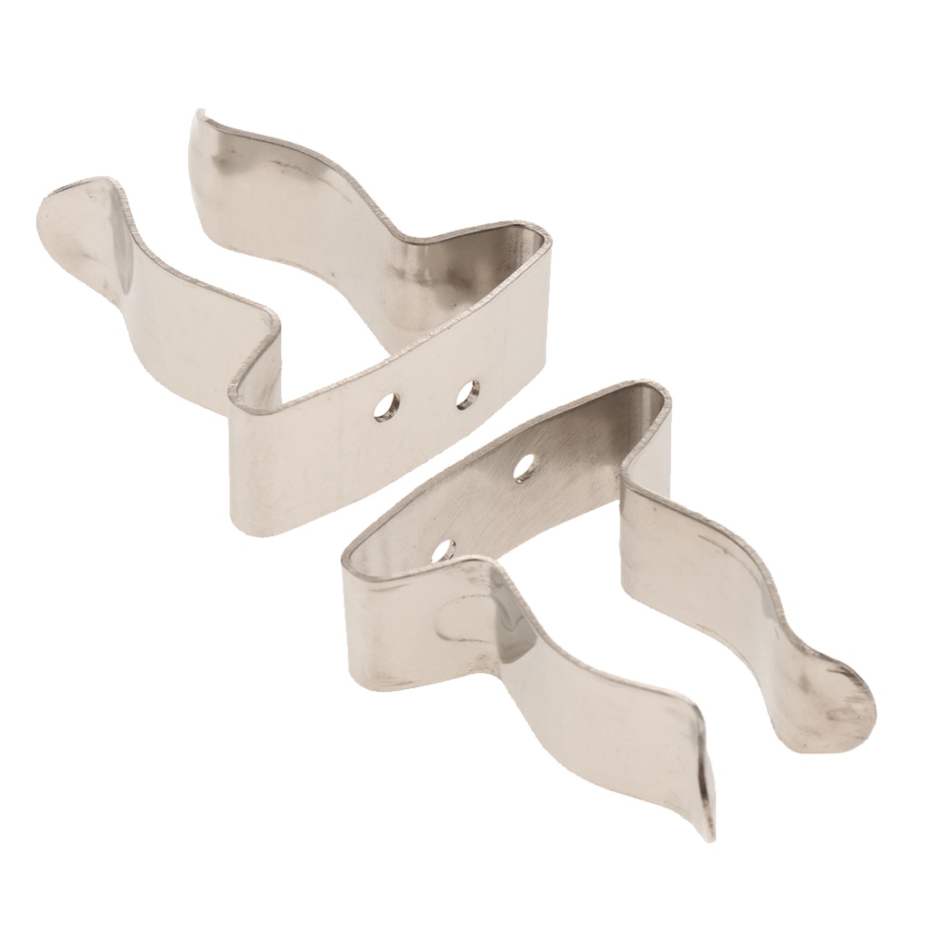 2Packs Heavy Duty 304 Stainless Steel Shovel Holder Wall Mount Tube Holder