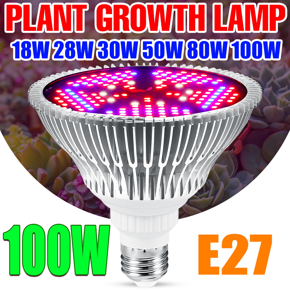 Lâmpada de led para crescimento de plantas phyto, espectro completo, lâmpada e27 para crescimento de plantas, fitolampia, para mudas internas, flores, barraca de crescimento