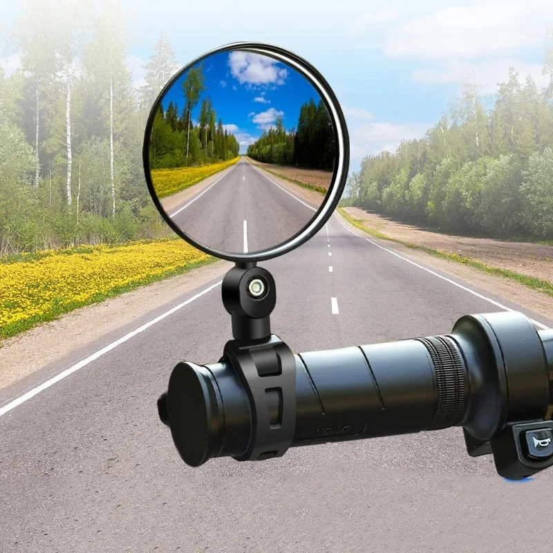 Universeller Fahrrad-Rückspiegel, verstellbar, drehbar, Weitwinkel, Radfahren, Rückspiegel, geeignet für Sicherheitszubehör Ich bin Freien