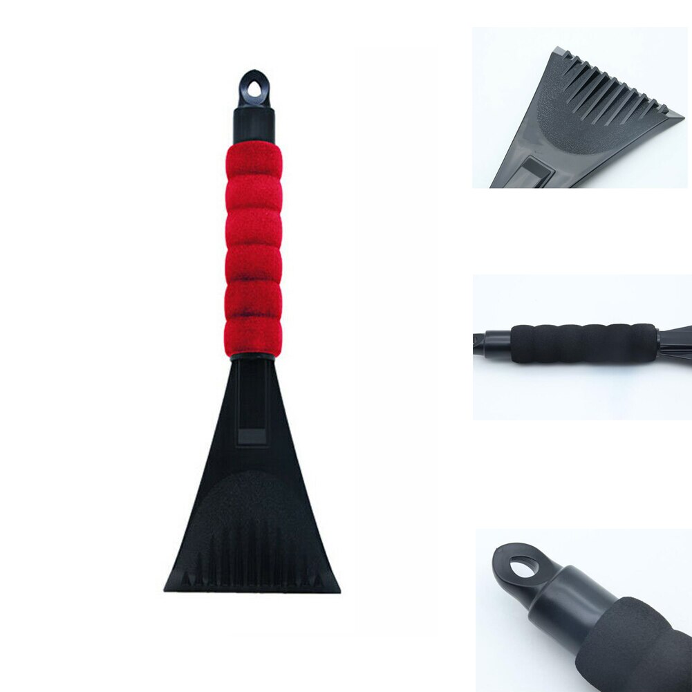 2-in-1 Snow Scraper Cleaning Scraping Tool Car Remove Frost EVA Handle Ice Shovel Windshield Ice Scraper