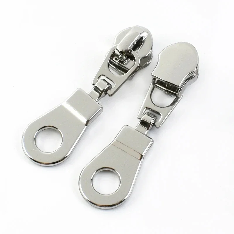 5 deslizadores de cremallera para 5 # Cinta con cremalleras de nailon al metro, bolsa de costura, bolsillo, cabeza con cremallera, chaqueta, kits de reparación de ropa, accesorios DIY: Turquesa