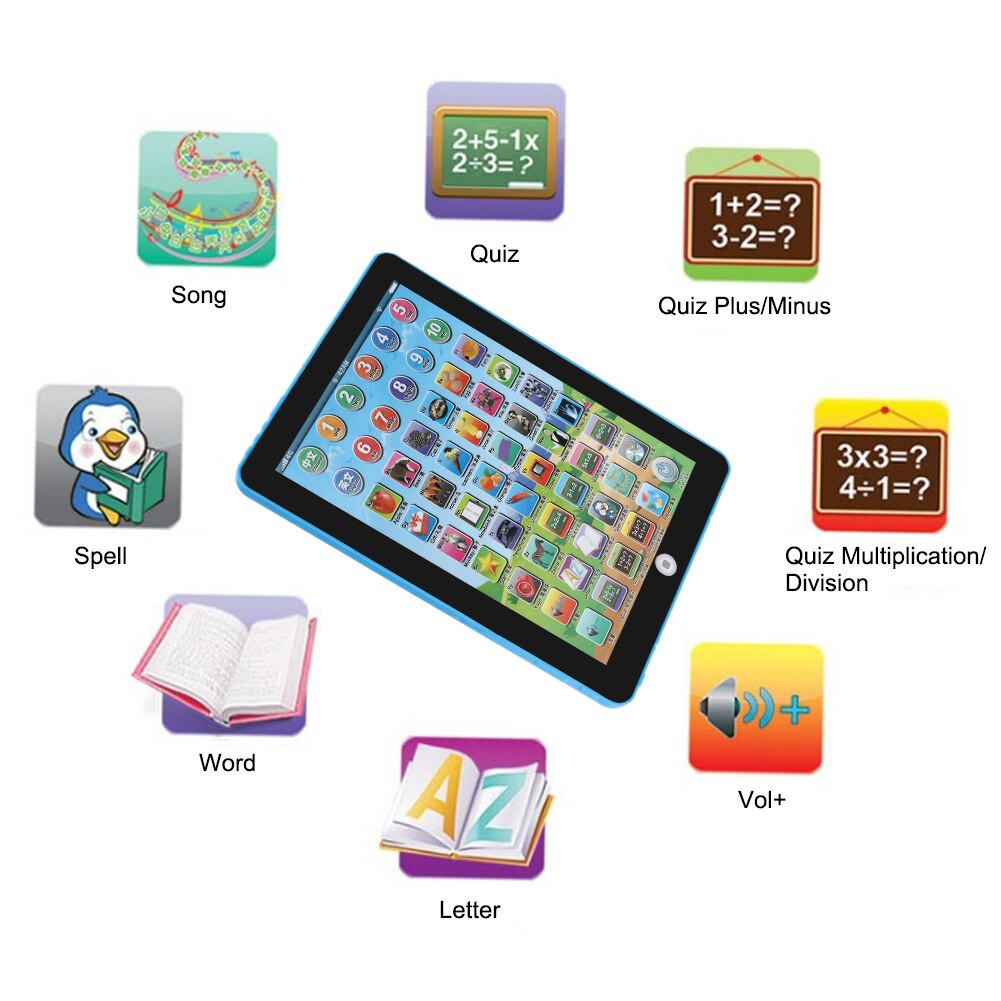 Elektrische Tablet Speelgoed Voor Kinderen Educatief Verhaal Vertellen Muzikale Speler Baby Tablet Educatief Speelgoed Voor Kinderen