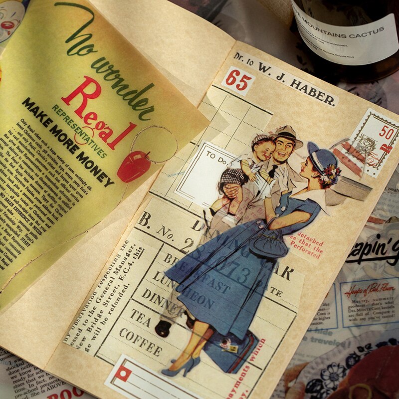 Minne manuskript skrivmaterial kort scrapbooking/kort gör/journalföring projekt bakgrund hangtag med hålkort