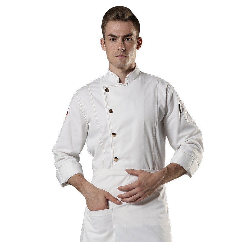 men and women's western restaurant kitchen clothes Hotel back chef's clothes long sleeve autumn and winter clothes