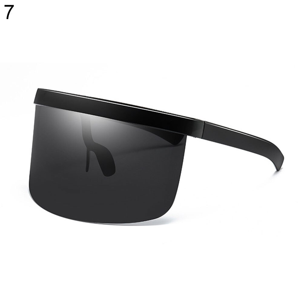 Kids Shade screen Oversized Exaggerated Visor Half Face Shield Protector Anti UV Sunglasses: 7