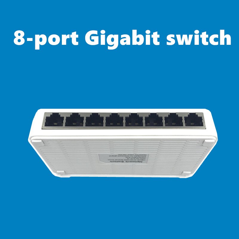 OEM model 8 Port Gigabit Switch Desktop RJ45 Ethernet Switch 10/100/1000 mbps Lan Hub switch 8 portas