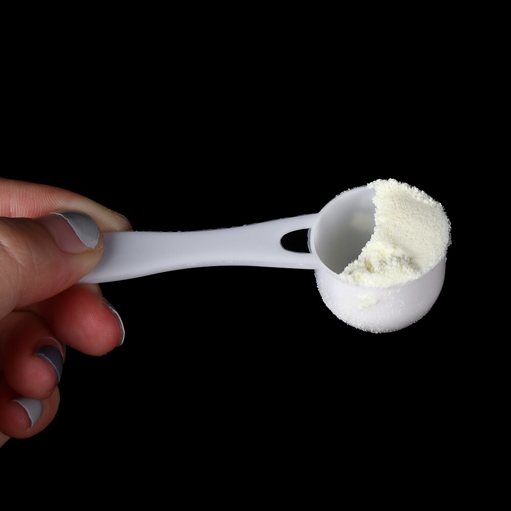 10 stk 1/3/5/10g måleskeer kaffeprotein mælkepulver scoop køkken hjemme plast måle tilbehør værktøj