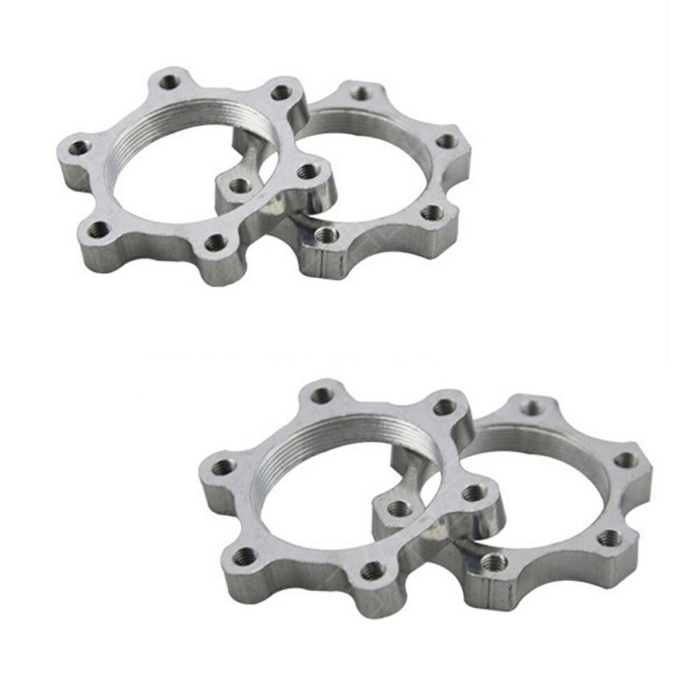 1pc Fahrrad Freilauf Gewinde Naben Disk Aluminium Fahrrad Gewinde Naben Disk Bremsscheibe 6 Bolzen Flansch Adapter Radfahren Zubehör