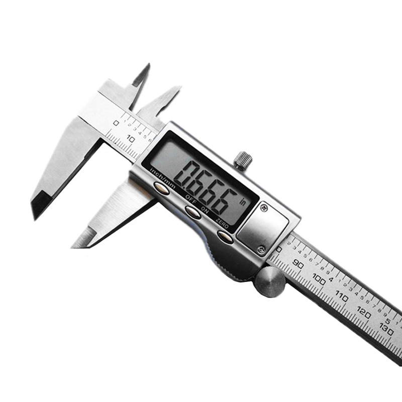 Lamezia 0-150mm digitalt rustfrit stål caliper elektronisk pachymeter præcision metrisk samtale pachometer værktøjer