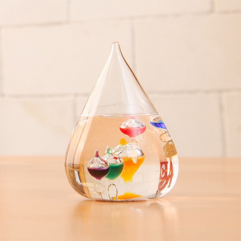 Termómetro de Galileo para niños, botella de predicción del tiempo, decoración creativa para Ciencia y juguetes educativos
