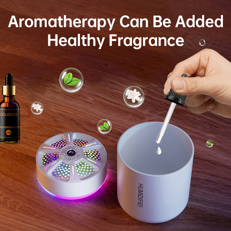 Mini humidificador de aire de 180ML, difusor de aromaterapia, aceite esencial, spray de aromaterapia, humidificador silencioso montado en el coche para el hogar y el dormitorio