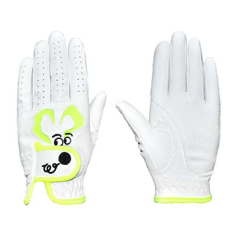 Singelila Kids Girls/Boys Golf Gloves Cool Leather Hands Training Summer Flower Color Breathable Non-slip Gloves 1 Pair: Burgundy / S