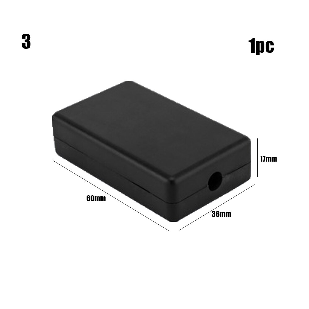 22 Sizes Project Electronic Project Box ABS Plastic Waterproof Cover Instrument Case Enclosure Boxes 8 Sizes: black 60x36x17mm