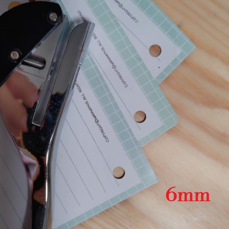 3Mm/6Mm/8Mm/10Mm Cirkel Perforator Papier Punch Hand-Held Ronde enkele Perforator Voor Id-kaarten Pvc Kaarten Badge Foto &#39;S