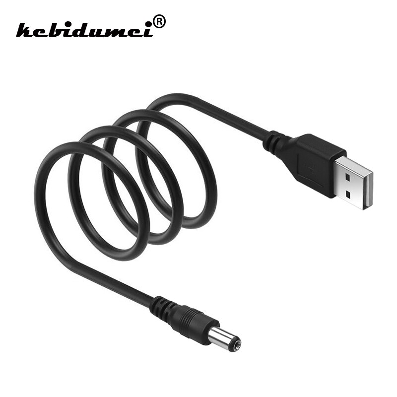 Kebidumei 5V Usb Charger Power Cable Dc 5.5 Mm Plug/Jack Usb Power Kabel Voor MP3/MP4 Speler