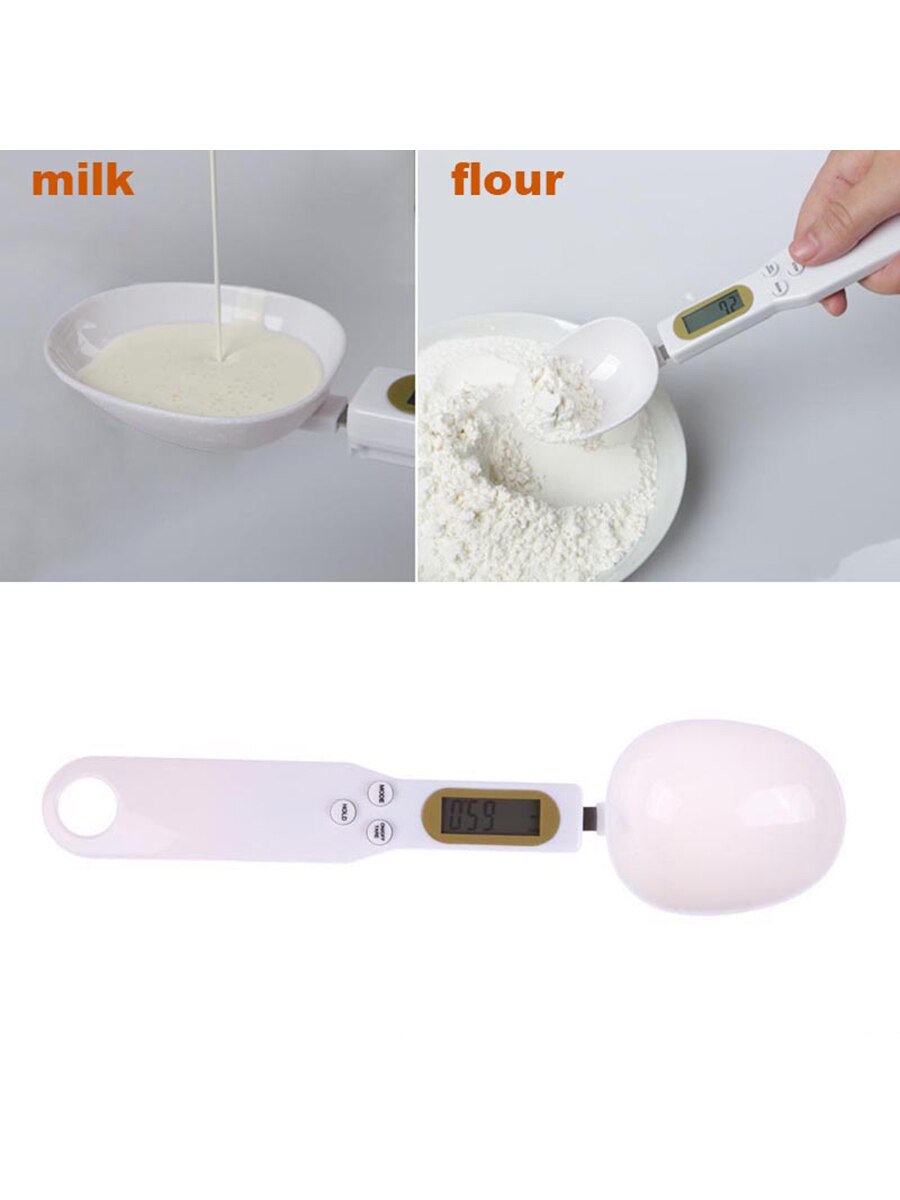 Cuchara medidora Digital de cocina con pantalla Lcd, balanza de cuchara Digital electrónica, Mini báscula de cocina, suministros para hornear
