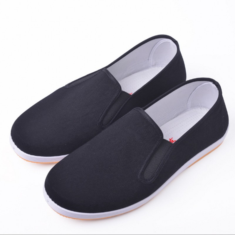 Beijing Chinese Traditional Shoes Youth Bruce Lee Martial Arts Kung Fu Tai Chi Taekwondo Footwear Rubber Sole Cloth Unisex top