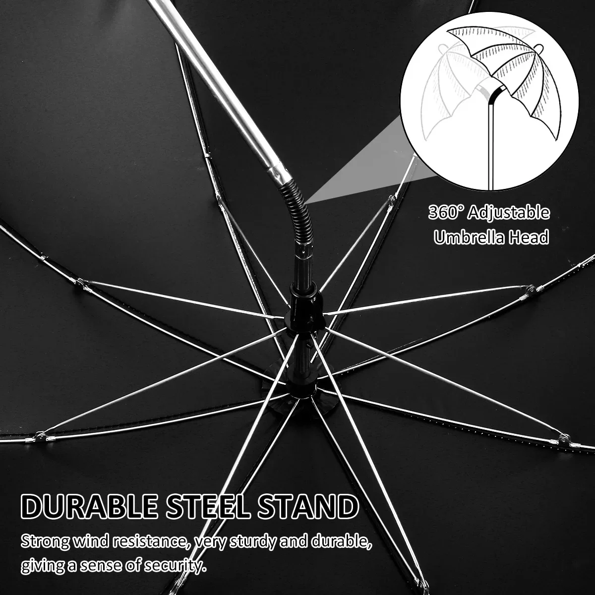 Universal baby car stroller umbrella, adjustable shade umbrella, uv sunshade for strollers, sun visor, portable sunshade item