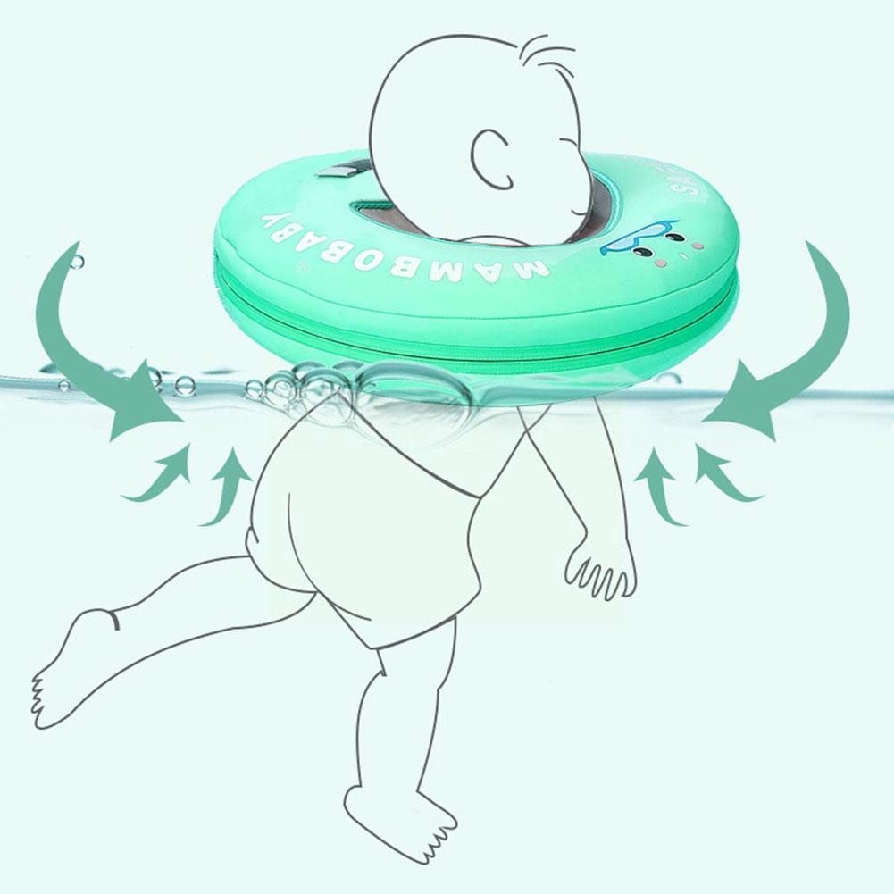 Flotador de cuello de seguridad para bebé, boya de baño circular, anillo de cuello de natación infantil, círculo protector para bebé, natación W0h1