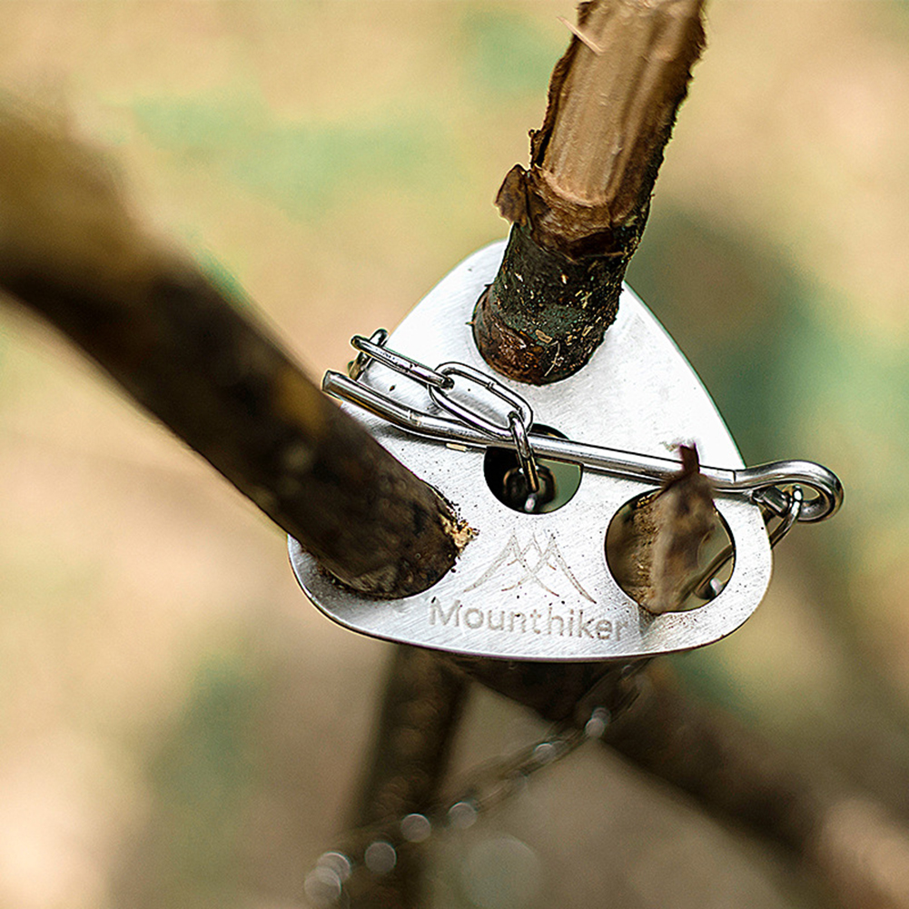 Soporte de maceta colgante de trípode de Camping con bolsa de almacenamiento de cuero, colgador de estante de barbacoa, longitud ajustable, anillo de trípode de cadena para Picnic de campamento