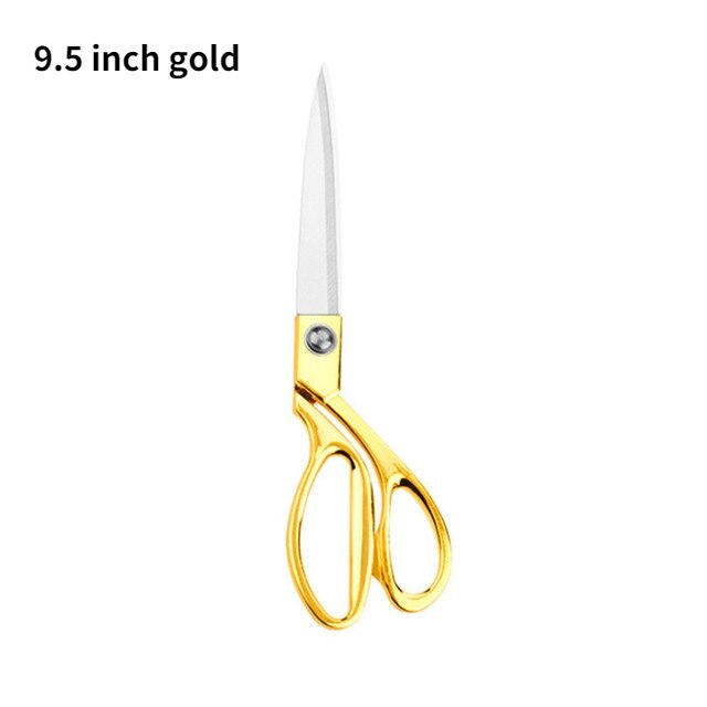 Maat Schaar Gegalvaniseerd Legering Rvs Grote Schaar 8/9/10 Inch Kleding Stof Schaar Naaien Schaar Leer: 9.5 inch gold