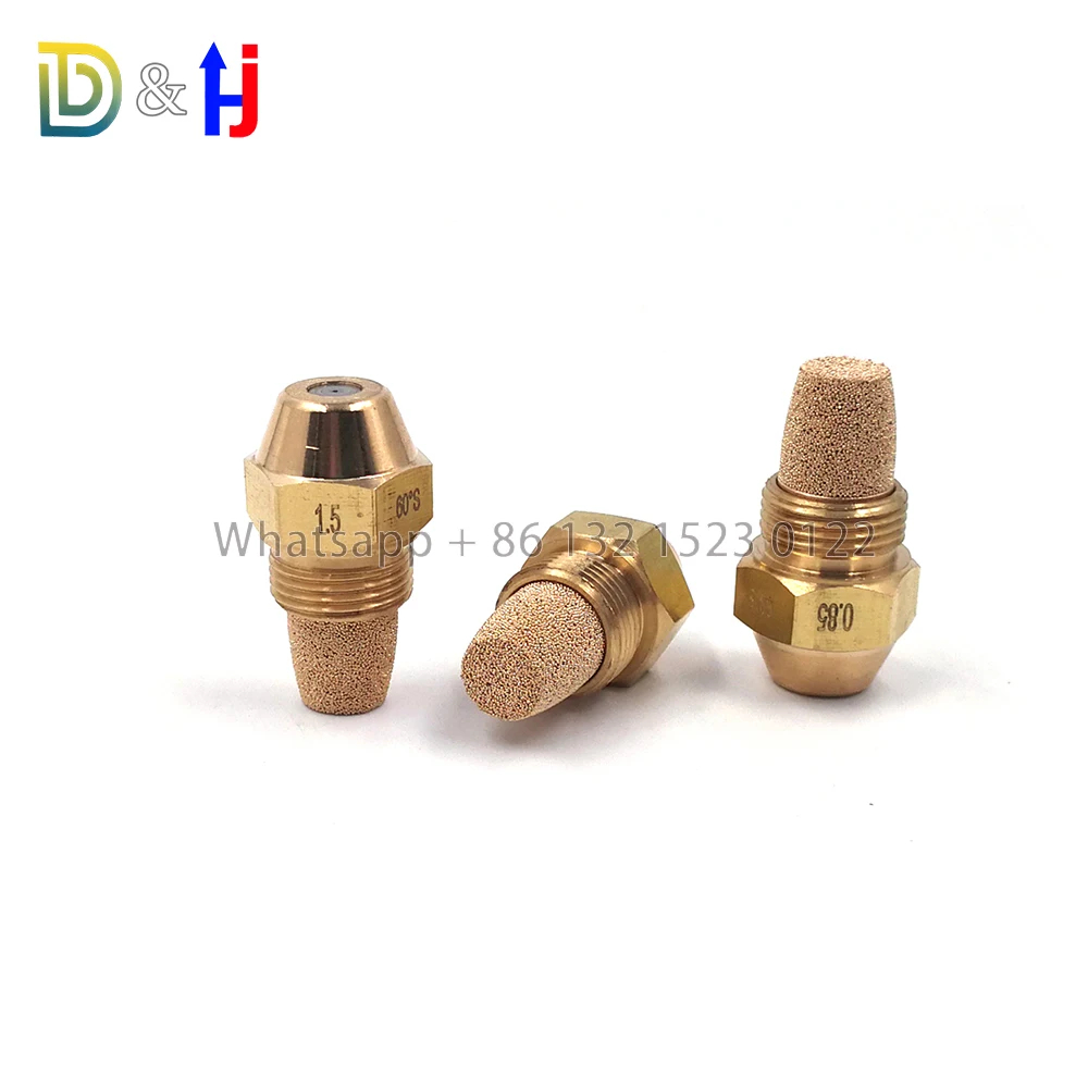 Messing 9/16 Diesel Injectoren Nozzle 60 graden Oliebrander Nozzle Zware, brandstofbrander nozzle sproeikop