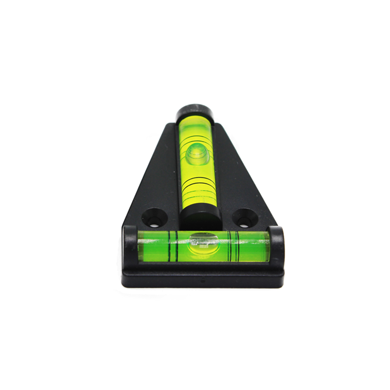 RV T niveau transversal contrôle bulle niveaux à bulle multi-usages 2 voies bulle niveaux pour caravane camping-car remorques trépieds: Black