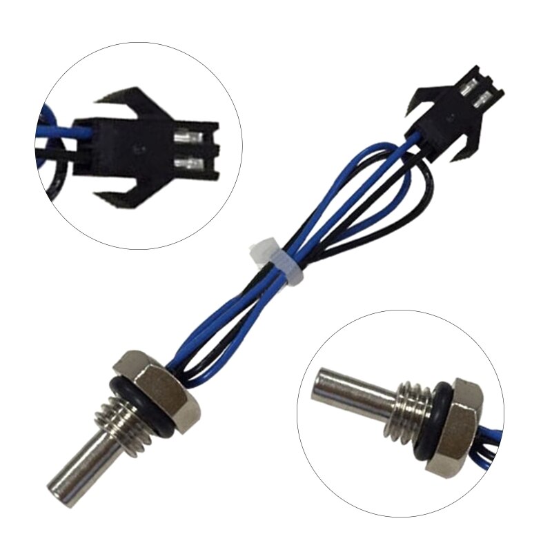 Waterproof Probe 50K Resistance Temperature Sensor High Sensitivity and Quick Response for Microwave Oven, Fryer