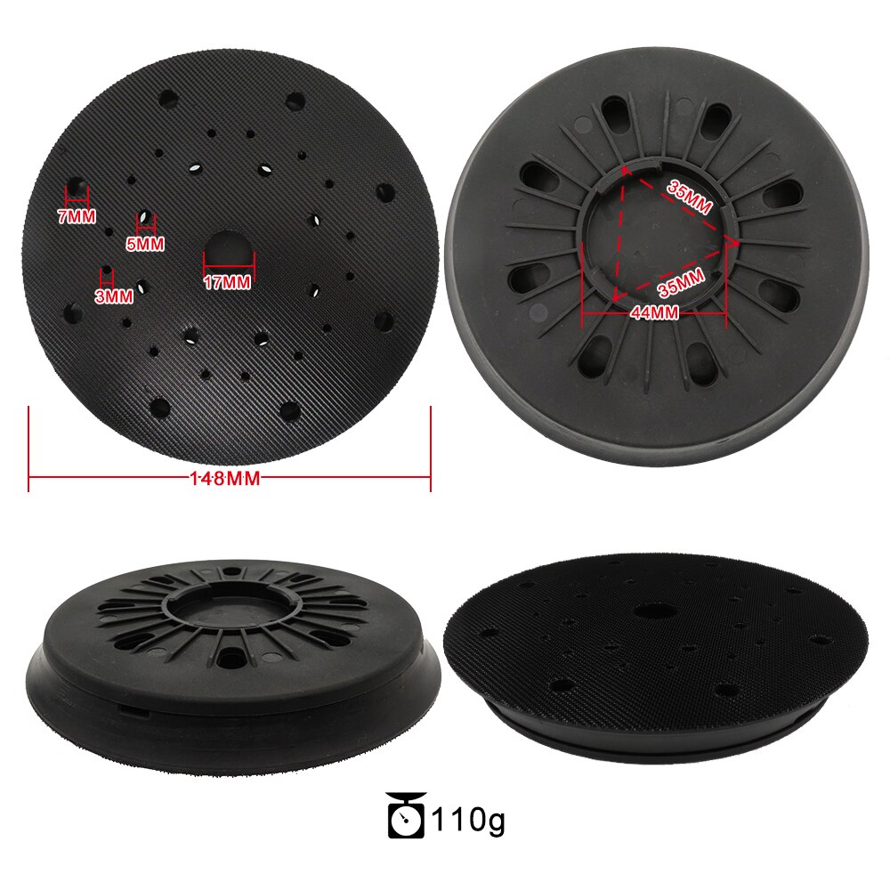 6 &quot;33 löcher Sichern Platte Schleifen Pad Haken Schleife 150mm Dual Aktion Auto Polieren Polieren Pad Für Festool Schleifer