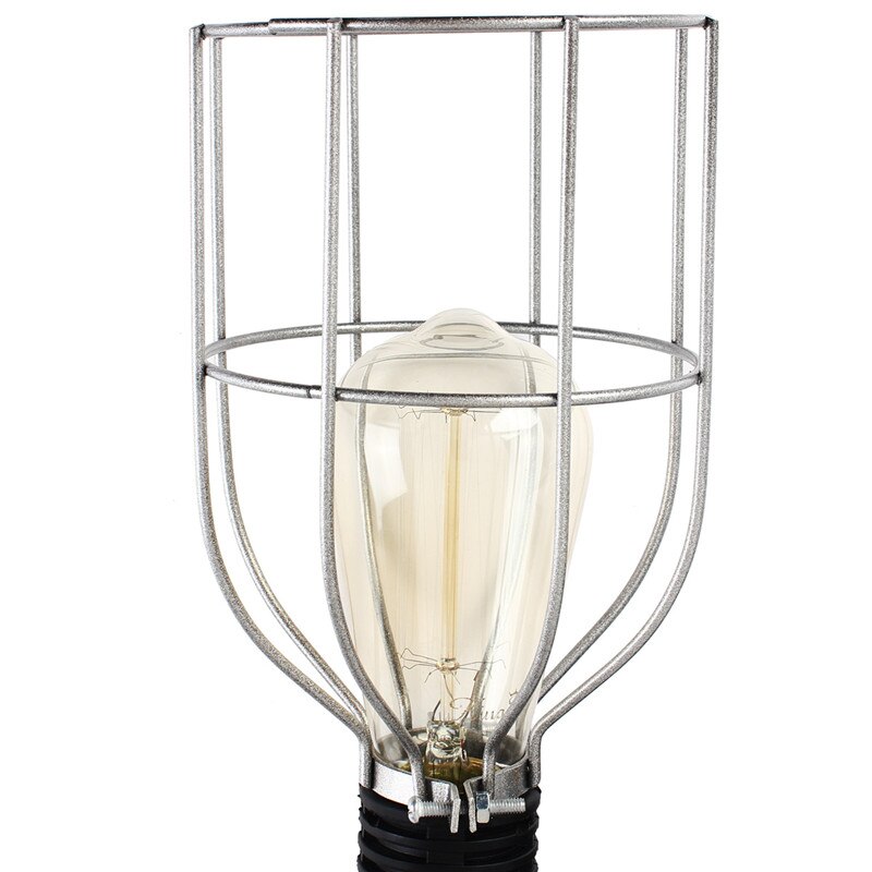 Smuxi Lampe Abdeckungen Jahrgang Stahl E27 Birne Schutz Klemme Auf Metall Lampe KäFeige retro Müer Licht Industrielle Anhänger Lichter