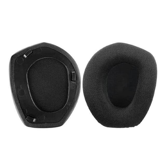 KUTOU Ohrpolster Für Sennheiser HDR RS165 Ersatz Ohr Pads RS175 Kopfhörer Ohrpolster RS185 Kissen RS195RF Schaum Pad Headban: Flanell