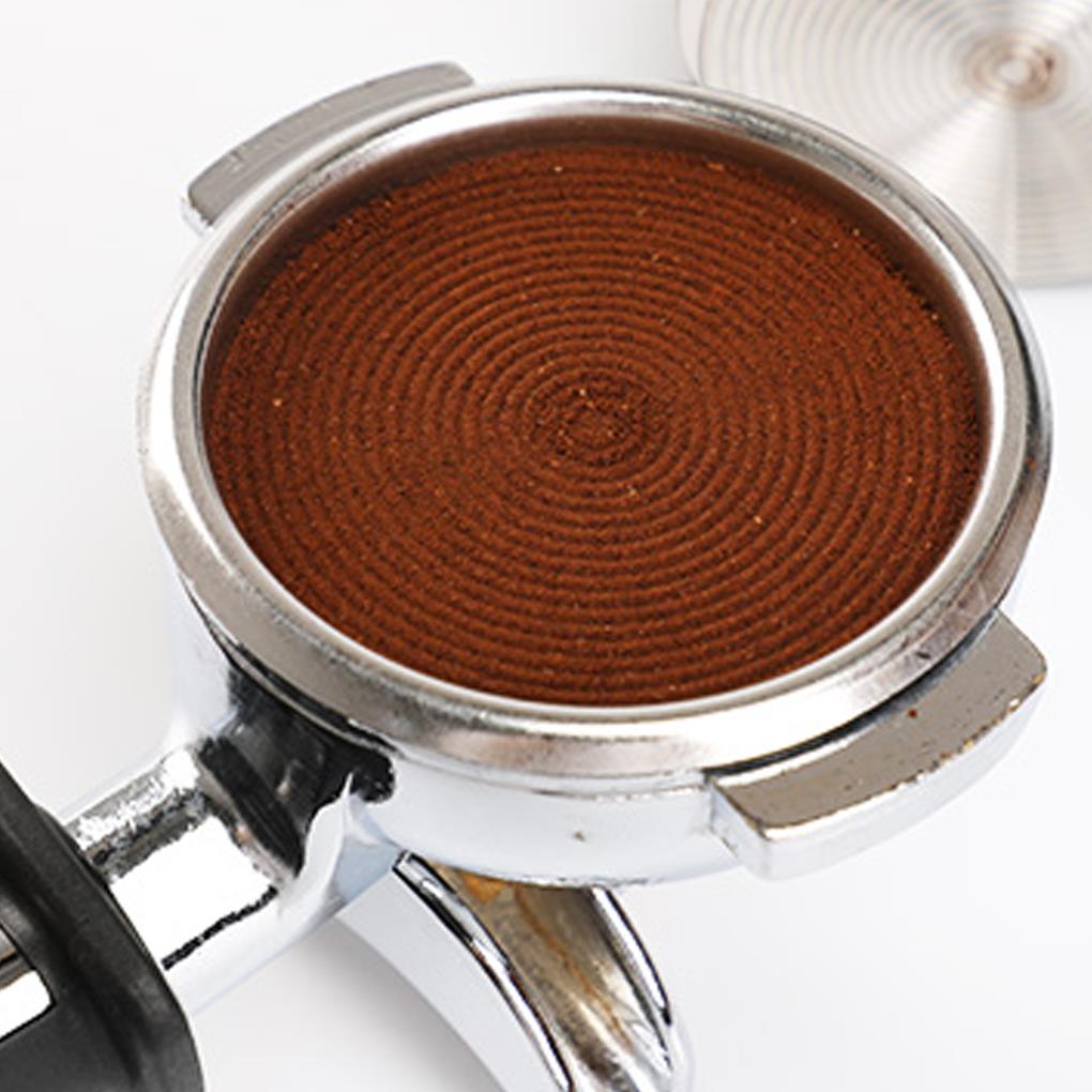 Solid Wood Handle Coffee Tamper Stainless Steel Press Powder Hammer Squeezer, Thread Base