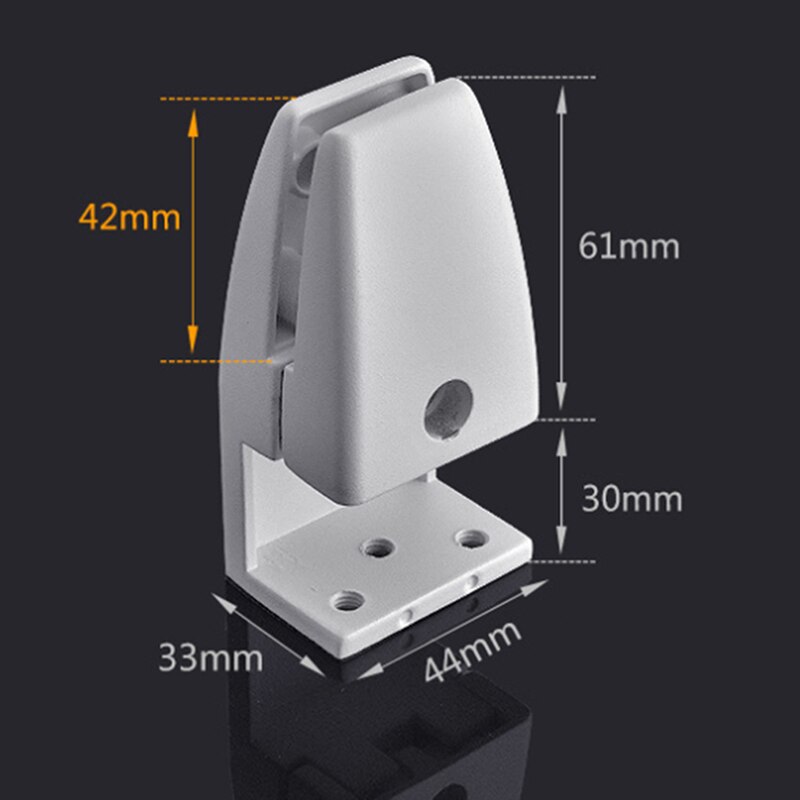 Glass Shelf Holder Glass Clamps Aluminum Alloy/Plastic Shelf Support Bracket Office Desk Glass Screen Folder Clip L/Y