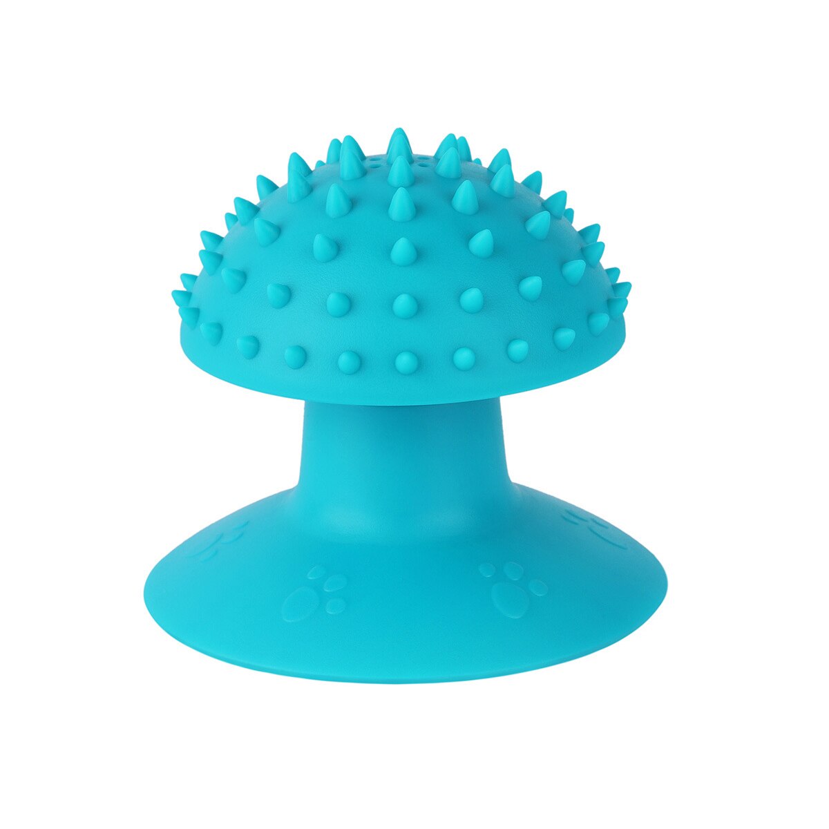 Pet Cat Comb Rubber with Suction Cup Cat Corner Brush Particles Massage Durable Kitten Self Groomer Trimming Catnip Pet Supplies: Blue