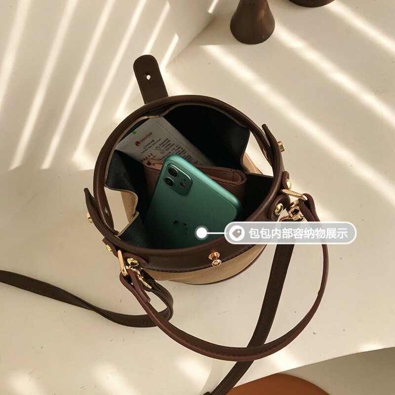 [BXX] Retro Scrub PU Leather Crossbody Bags For Women Brand Small Shoulder Messenger Bag Female Winter Handbags a143