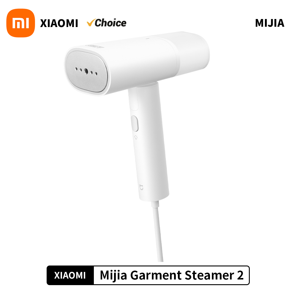 XIAOMI MIJIA défroisseur vapeur portatif 2 fer maison nettoyeur à vapeur électrique Portable pliable élimination des acariens Machine à repasser plate