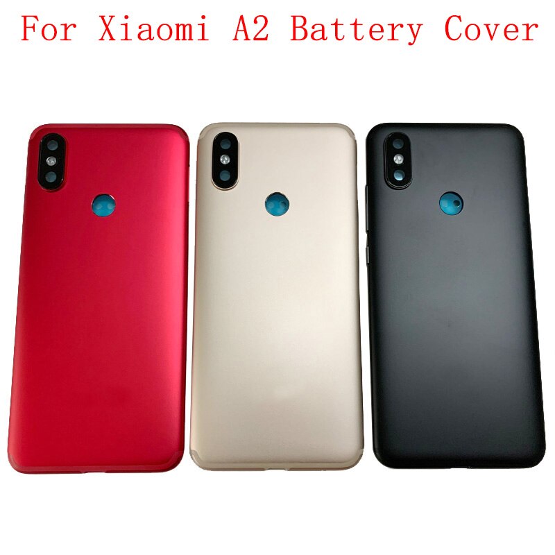 Batterij Cover Achterdeur Terug Behuizing Case Voor Xiaomi Mi A2 Mi A2 Lite Batterij Cover + Power Volume Knop