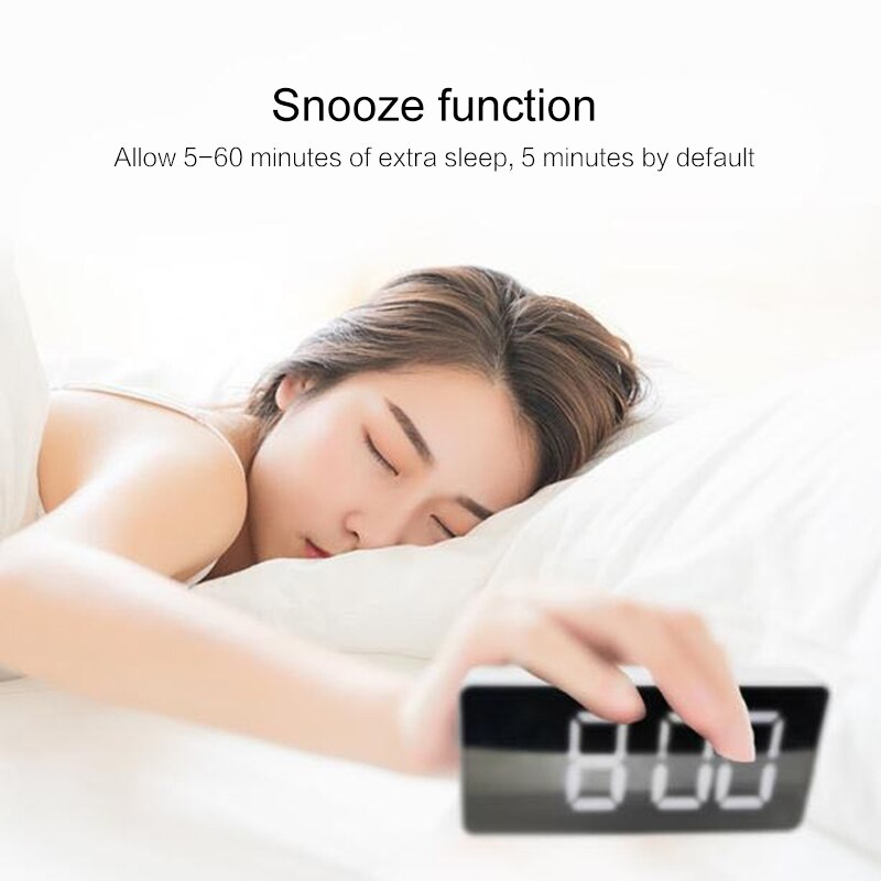 LED Digital Alarm Clock Electronic Smart Clocks Te... – Grandado