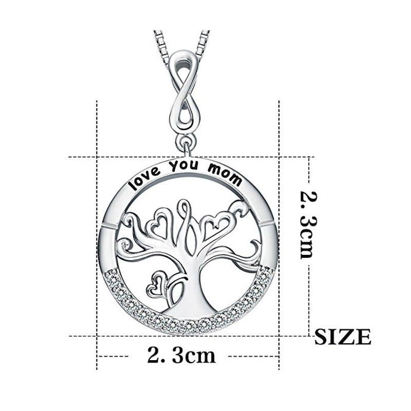 Boom Van Het Leven Vrouwen Ketting Voor Mama Liefde Je Moeder Boom Hanger Ketting Sieraden Ideeën Voor Moeder Verjaardag
