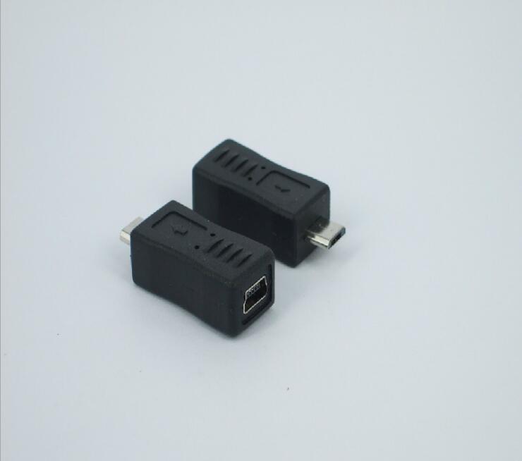 100 mini USB 5spillo 5p femmina Jack a micro USB maschio connettore adattatore per tavoletta PC