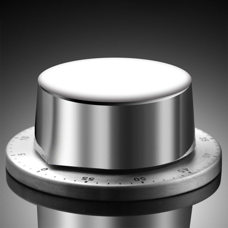 Magnetic Kitchen Timer Mechanical Alarm Clock Timer Retro Stainless Steel Time Cooking Food Tools Home Countdown Gadget