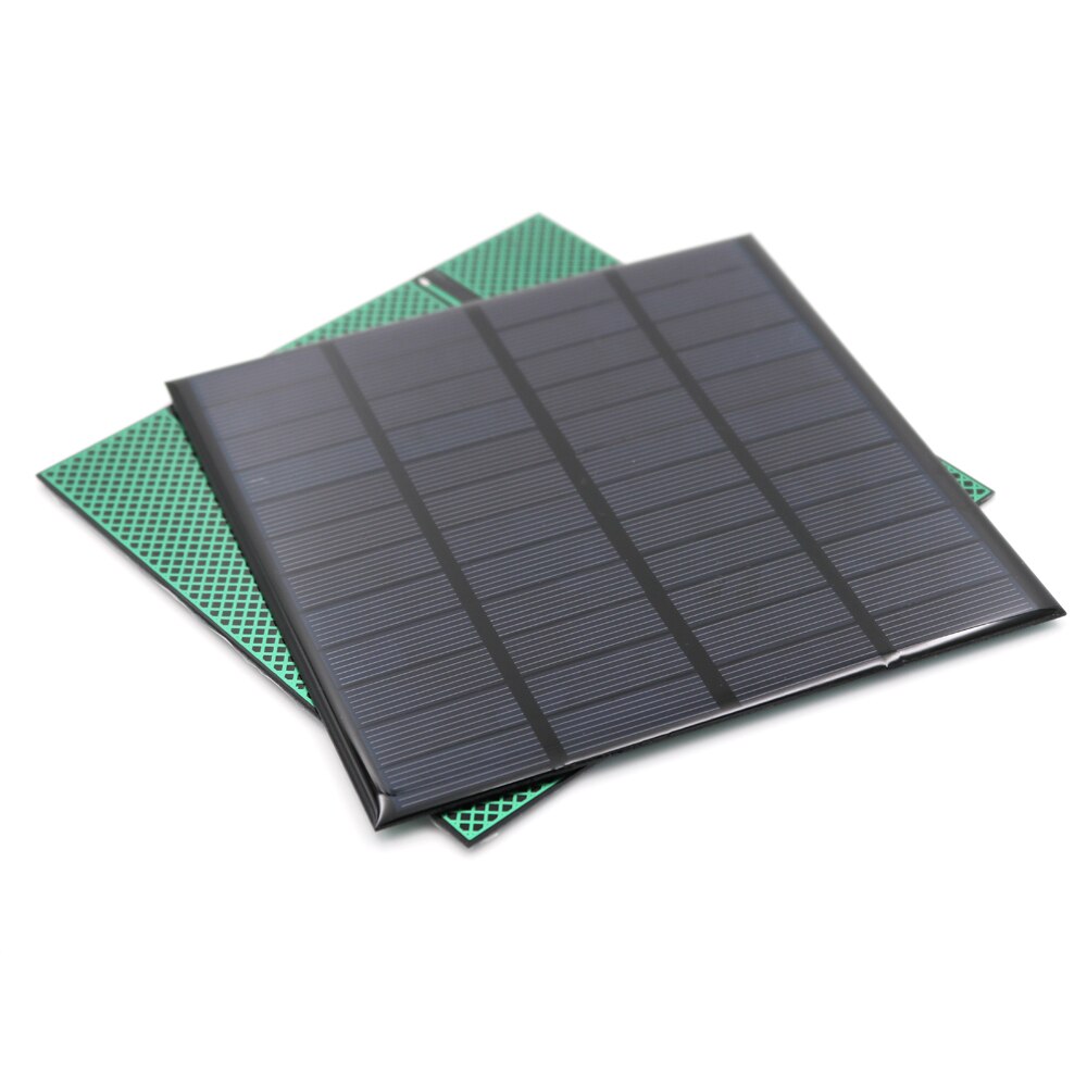 Mini Panel Solar de 250mA, 12V, 3 W, 3 vatios, células solares, bricolaje para luz, teléfono móvil, juguetes, cargadores portátiles, Educación D I Y de