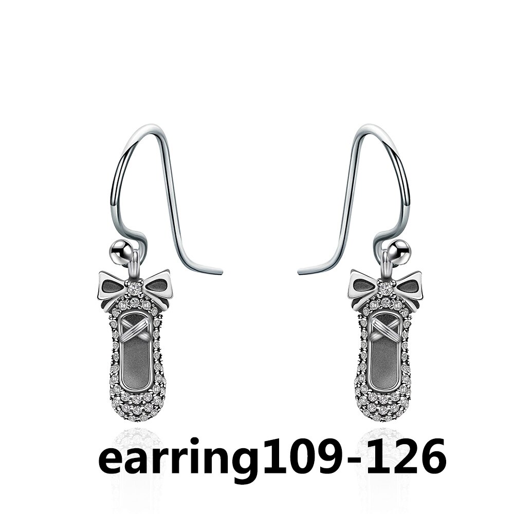 100% 925 argent Sterling espagnol ours bijoux femmes Earring109 Original Original bijoux: 126