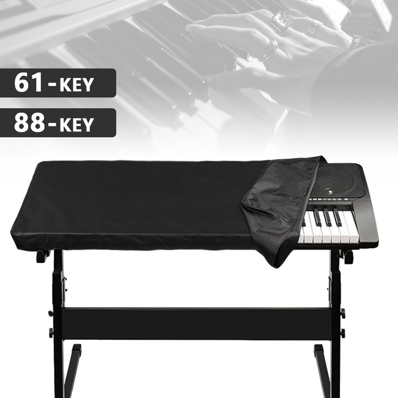 61/88-key Electronic Keyboard Cover Electronic Digital Piano Keyboard Cover Dustproof Durable Foldable Piano Cover