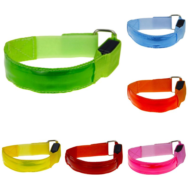 Multicolor Light Flash Bracelet Luminous LED Lights Bracelet Flash Wrist Luminous Sports Equipment